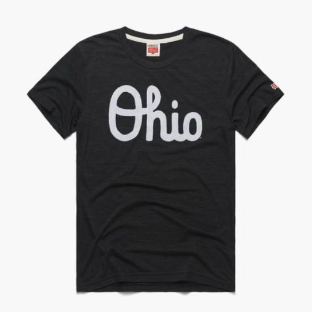 Grey and White Ohio State T-Shirt